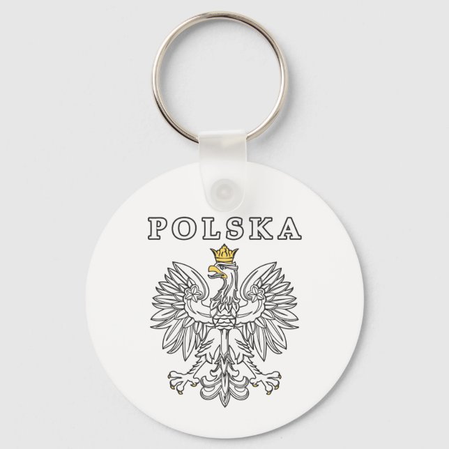 Porte-clés Polska With Polish Eagle (Recto)