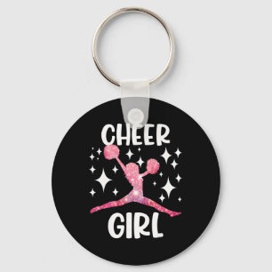 Porte-clés Pom-pom girl drôle meneuse de claque cheerleading