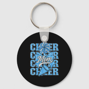 Porte-clés Pom-Pom Maman Mama Nœud Srt Cheerleading Équipe Bl