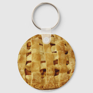 Porte-clés Pomme Fabriquée Américaine Pie Zig Zag Crust