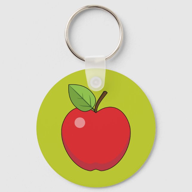 Porte-clés Pomme rouge (Recto)