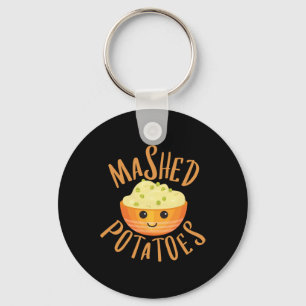 Porte-clés Pommes De Terre Machées Et Halloween Gravé Meilleu