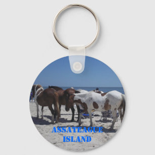Porte-clés Poneys d'île d'Assateague