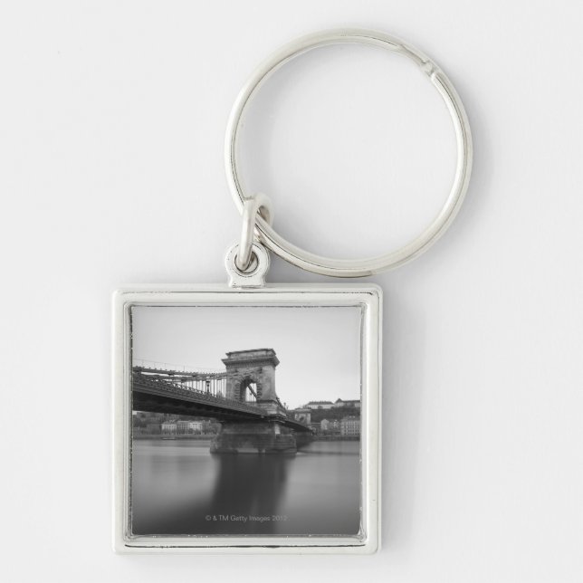 Porte-clés Pont à chaînes et Danube de Szechenyi (Devant)