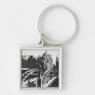 Porte-clés Pont dans le Speicherstadt Hambourg, c.1910
