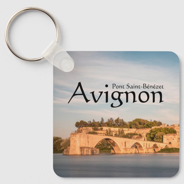Porte-clés Pont d'Avignon France (Recto)