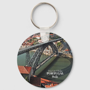 Porte-clés Pont de Porto au-dessus du fleuve Douro, Portugal