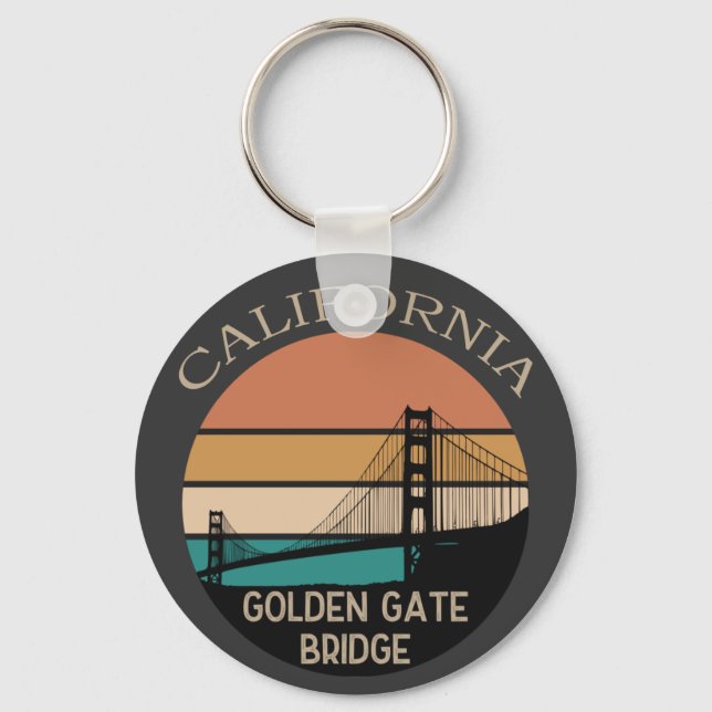Porte-clés Pont du Golden Gate de Californie (Recto)