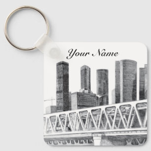 Porte-clés Pont du métro