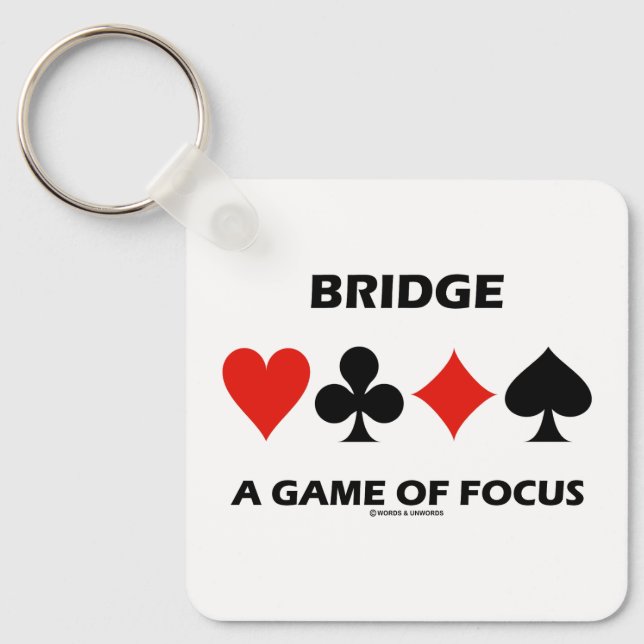 Porte-clés Pont Un Jeu De Focus Humour De Pont En Double (Recto)
