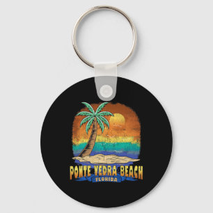 Porte-clés Ponte Vedra Beach Floride Souve Vintage dénudée