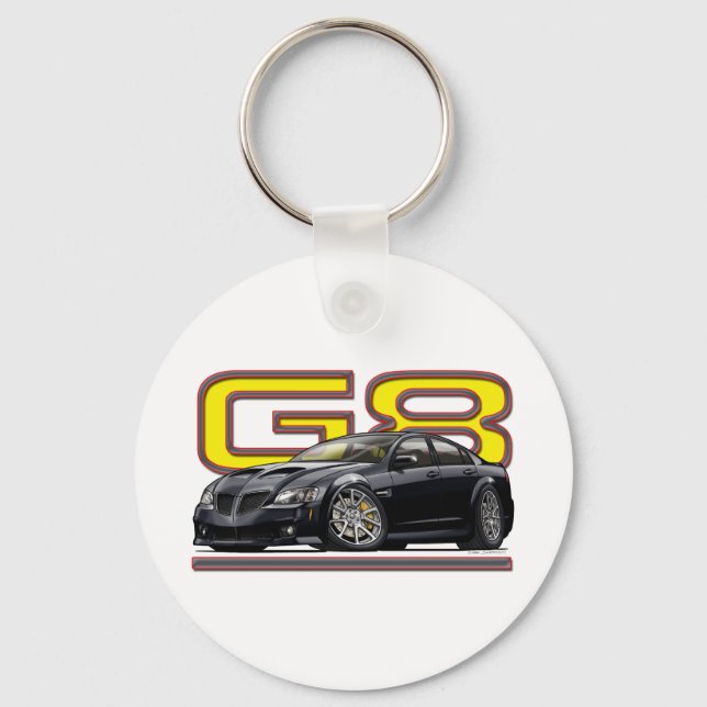 Porte-clés Pontiac_G8_noir (Recto)
