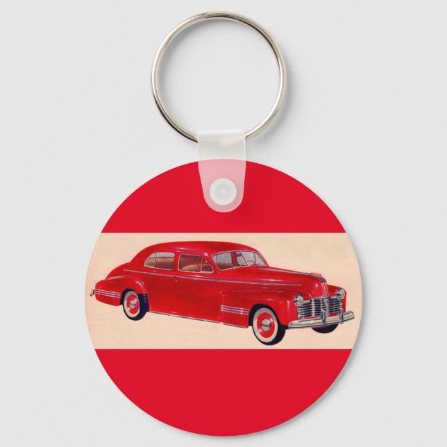 Porte-clés Pontiac Torpedo rouge (Recto)