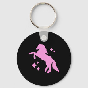 Porte-clés Pony Et Talons Aimer Filles Roses Clubs Disco Nais