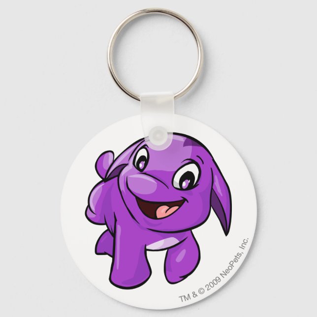 Porte-clés Poogle violet (Recto)