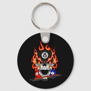 Porte-clés Pool Billard Cadeau Snooker Cue Sport Hommes
