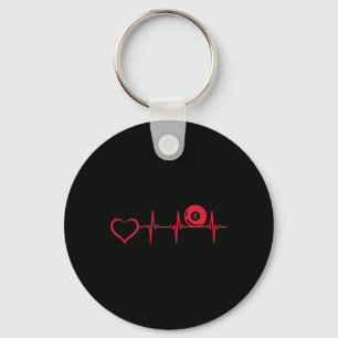Porte-clés Pool Billiard Heart Heart Heart - Pool Billard de