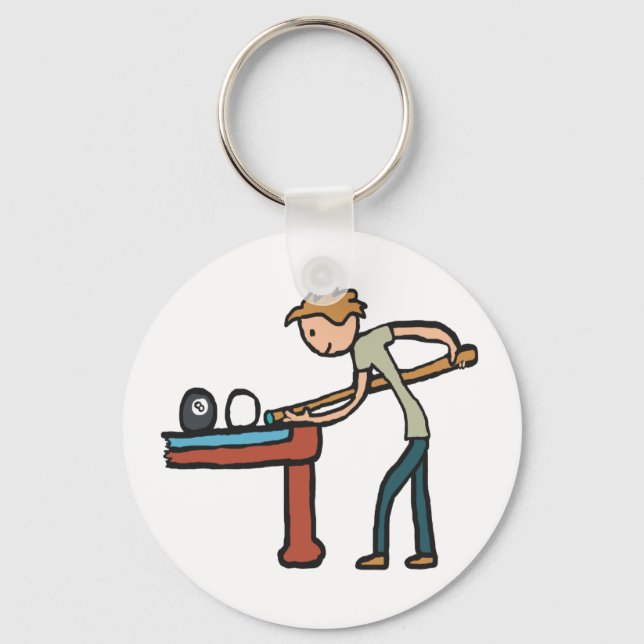 Porte-clés Pool de huit balles (Recto)