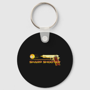 Porte-clés Pool Ll Sharp Shop Billiards Gun Jaune