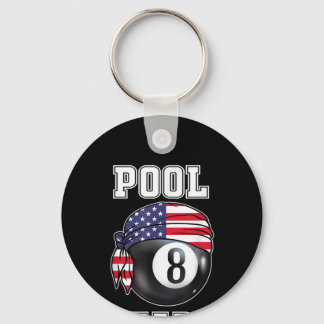 Porte-clés Pool Shark Jersey Cool Poison Top Bar Billiards