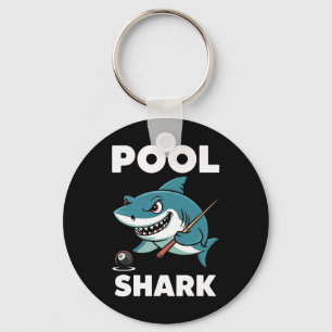 Porte-clés Pool Shark Snooker Joueur Funny Billard