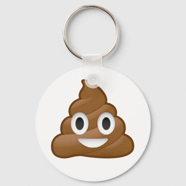 Porte-clés Poop emoji (Recto)