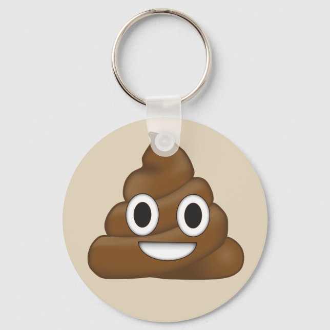 Porte-clés Poop Emoji (Recto)