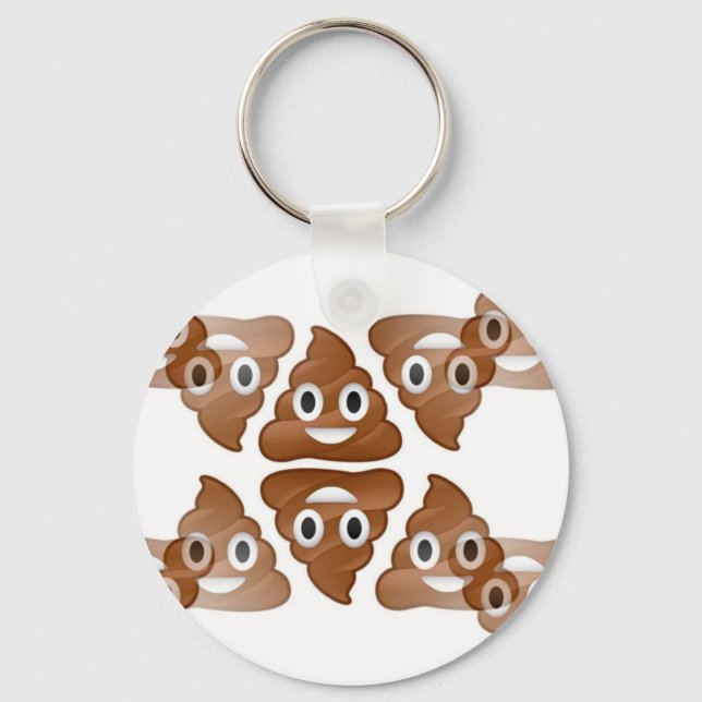 Porte-clés poop emojis (Recto)