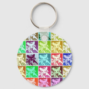 Porte-clés Pop Art berger allemand