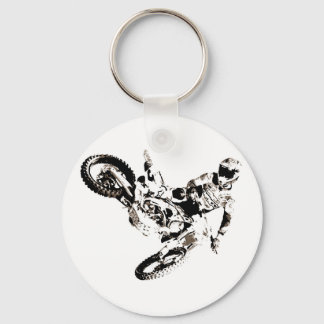 Porte-clés Pop Art Motocross Motorcyle Sport