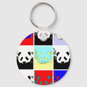 Porte-clés Pop Art Panda