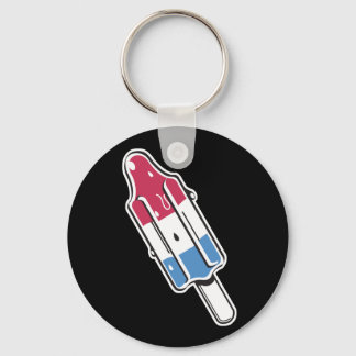 Porte-clés pop roquette rétro