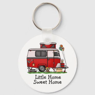 Porte-clés Pop Top Camper Teardrop Trailer Camper Van