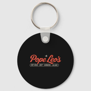 Porte-clés Pope Leo's Hot Dogs Boeuf Burgers Salades 