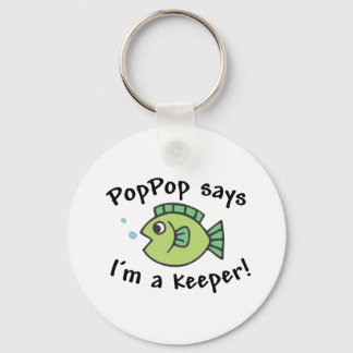Porte-clés PopPop dit I&apos ; m'a Keeper !