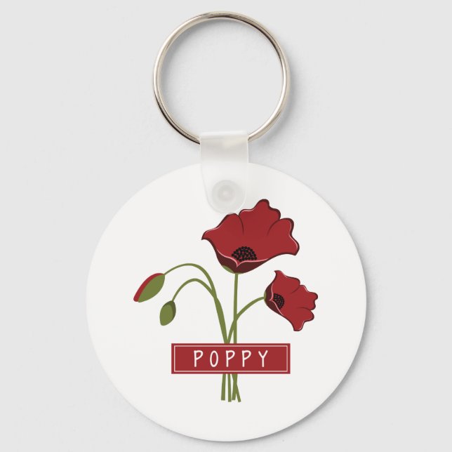 Porte-clés Poppy (Recto)