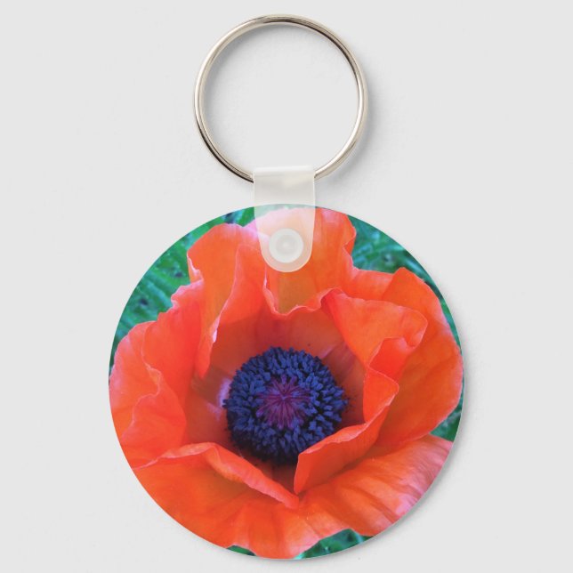 Porte-clés POPPY Oriental Red Orange — (Recto)