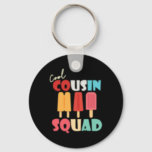 Porte-clés Popsicles Cool Cousin Squad Correspondant Famille