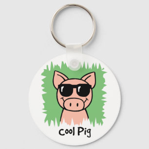 Porte-clés Porc de cool de clipart (images graphiques) de