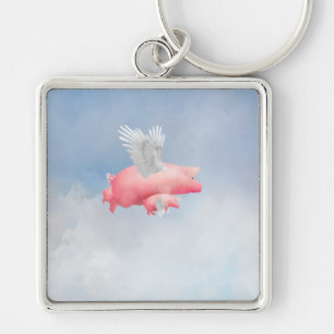 Porte-clés Porcelets volants