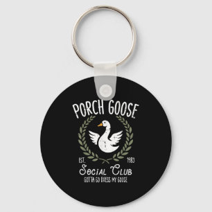 Porte-clés Porch Goose Social Club Funny Silly Animal Women M