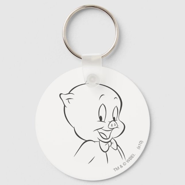 Porte-clés Porky Pig Expressif 4 (Recto)