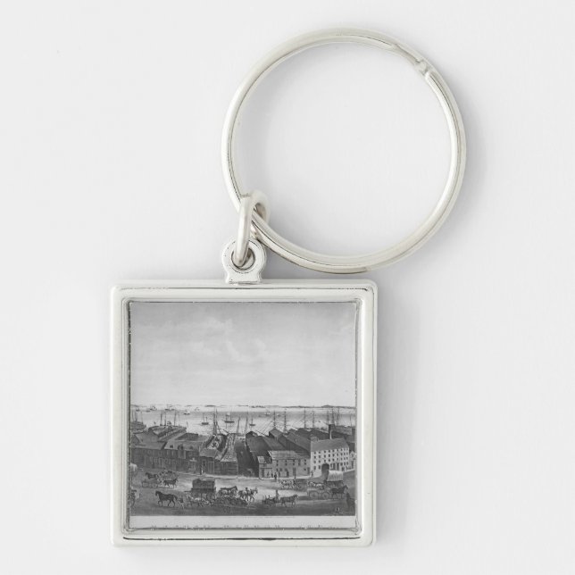 Porte-clés Port de Boston, 1854 (Devant)