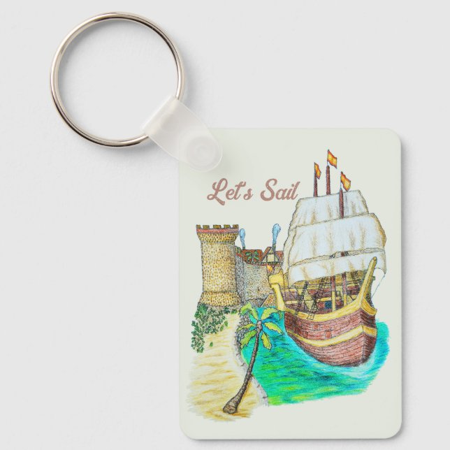 Porte-clés Port Galion (Recto)