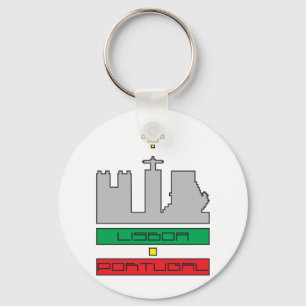 Porte-clés Porta-chaves Monuments de Lisboa-Portugal