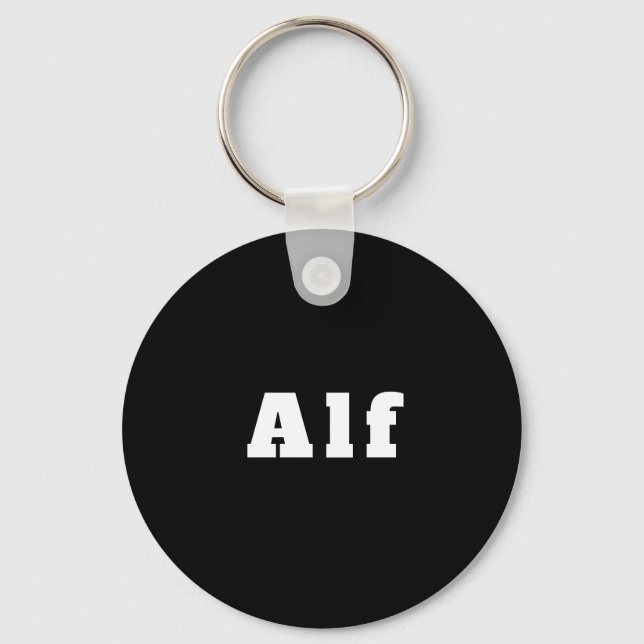 Porte-clés portant le nom Alf (Recto)