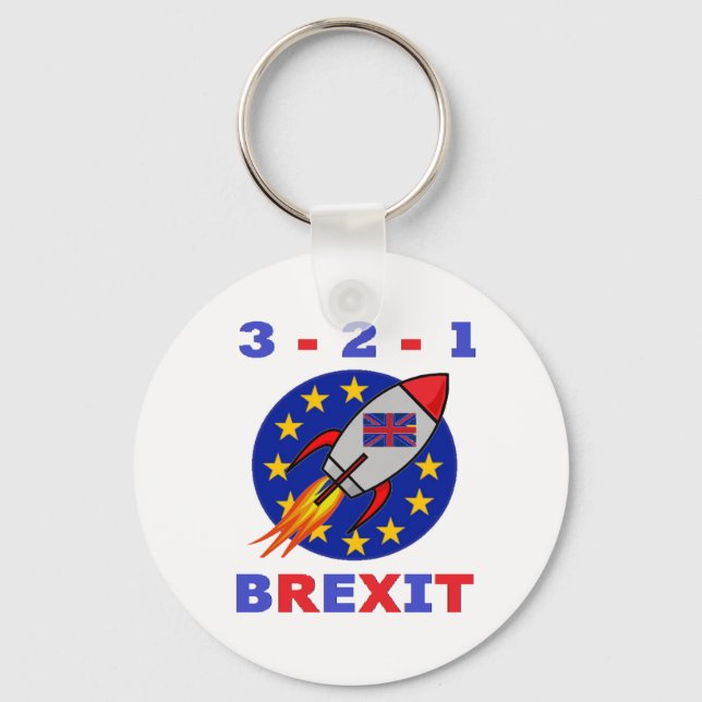 Porte-clés Porte - clé 3 - 2 - 1 Brexit (Recto)