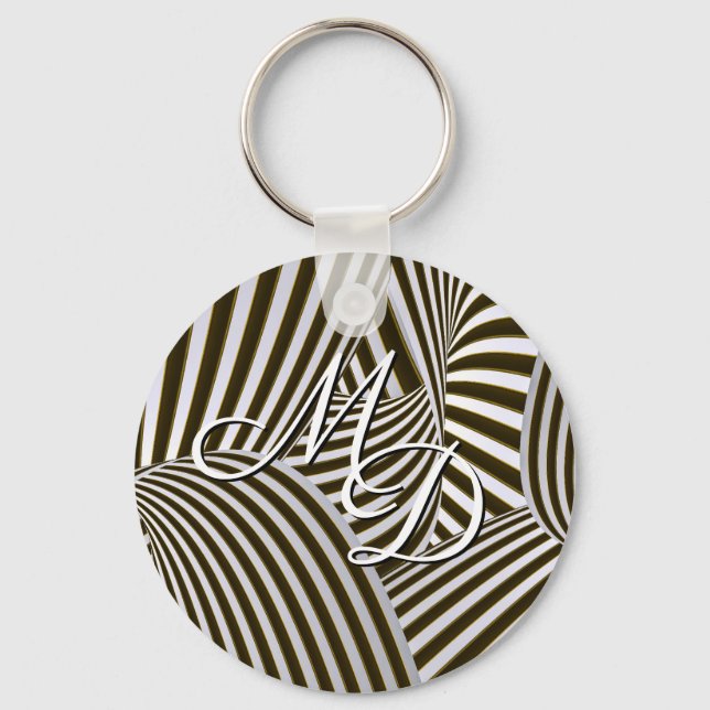 Porte-clés porte - clé 3D Twists (Recto)