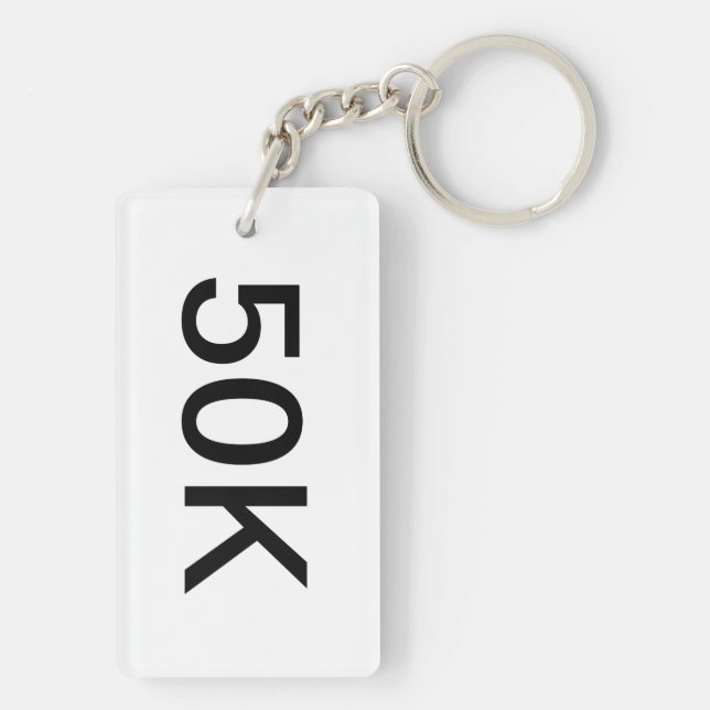 Porte-clés porte - clé 50K (Dos)