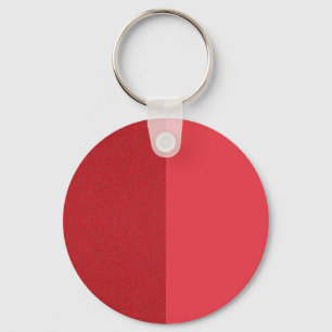 Porte-clés Porte - clé à double texture rouge tomate personna